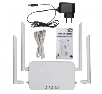 Роутер 4G VEGATEL VR4 Wi-Fi-2,4 (SMA)